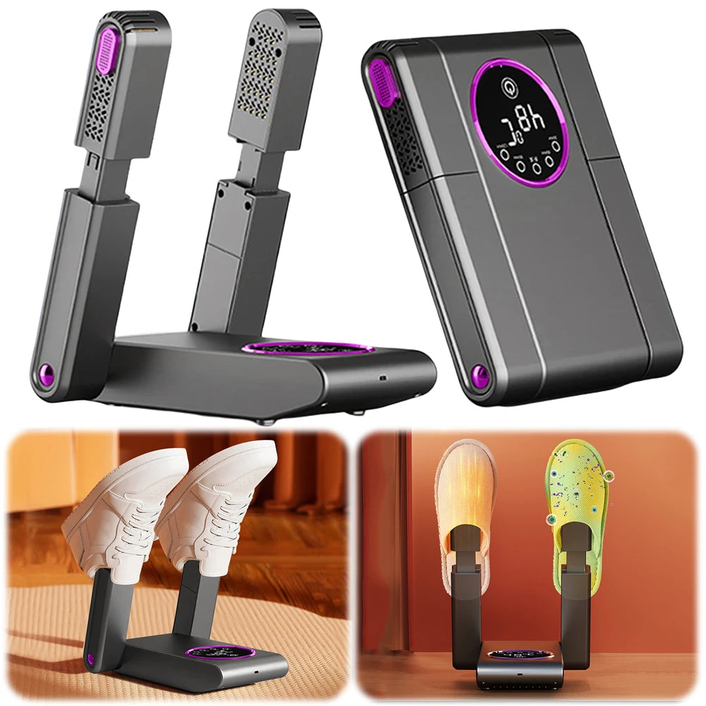 DryTech Pro™ – Opvouwbare Slimme Schoenendroger