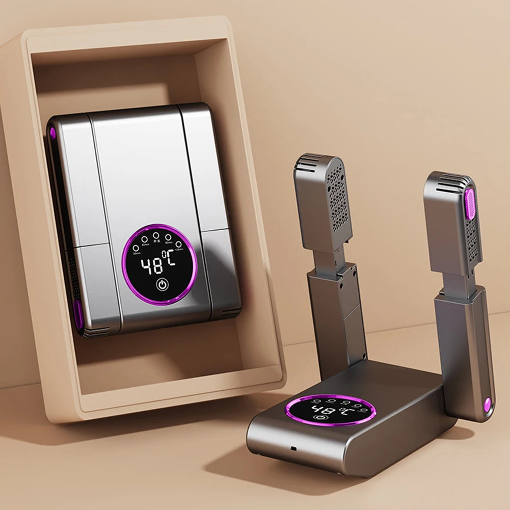DryTech Pro™ – Opvouwbare Slimme Schoenendroger